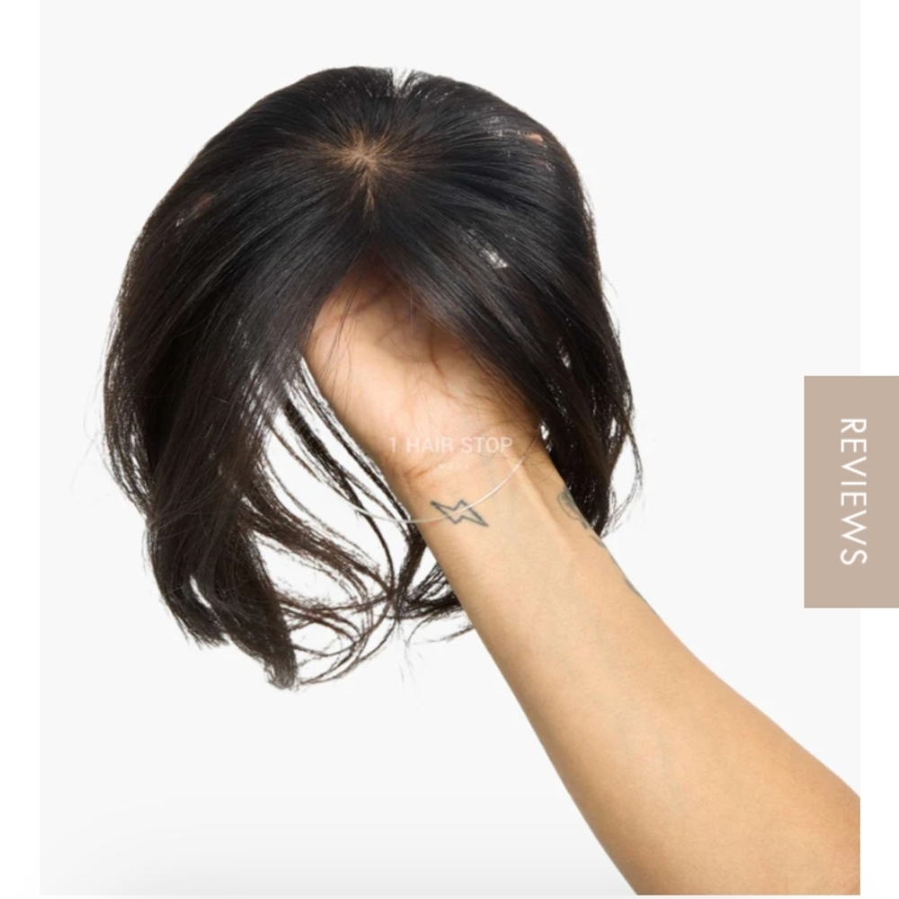 Clip Free Curtain Bangs With band